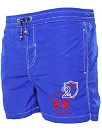 La Martina Bañador Hombre XXL Azul Polyester ajustado Corte delgado