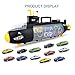 Price comparison product image Happy Event U-Boot Alloy Car Education Toy Model Scenes Set Portable Storage Box for Children