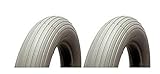 MOBILITY SCOOTER TYRES 300-4 260 x 85 - 2 x FRONT TYRES - MOBILITY SCOOTER PNEUMATIC TYRES