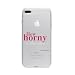 Produktbild licaso Handyhülle für iPhone 8 Plus aus TPU mit Denglisch How Horny Print Design Schutz Hülle Protector Soft Extra