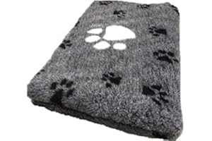 Vetbed Original Isobed I Anthracite, avec grands pattes I 75 x 100 cm