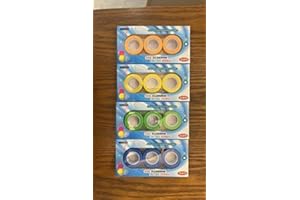 AMYANG 12Pcs Fidget toys pack - Stress Relief Magnetic Rings for Man Woman Teens Kids Boys Girls Anxiety, Funny Christmas Stocking Stuffers Gifts Party Favors (Blue, green, yellow, orange)