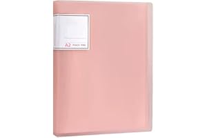 LANKYBOX Diamond Painting Bilder Album, Diamond Painting Mappe, Sichtbuch in A2 für Aufbewahrung Diamant Malerei Bilder, 30 Klare Taschen für Diamantgemälde 60 x 42 cm oder kleiner