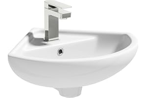 VICTORIAPLUM.COM Orchard Eden Wall Hung Corner Basin 370mm