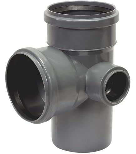 Tubo Di Derivazione HT DN 110 Mm Grigio Raccordo A T Angolo - Foto 8