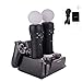 Produktbild SMOS PS4 Controller Ladegerät,Quad Lade PS4 Controller USB Ladestation Dock,PlayStation 4 Ladestation für PS4/PS4 Slim/PS4 Pro Controller