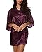 Produktbild Avidlove Damen Morgenmantel Kimono Satin underwear