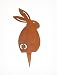 Produktbild Dekostecker 'Hase Karli' aus Metall mit Rostfinish 3er-Set