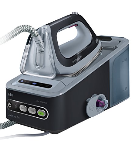 spécifications Braun IS5056BK Centrale Vapeur Noir/Gris 36 x 18 x 28 cm