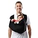 Baby K'Tan Baby Cotton Carrier (Large, Black)