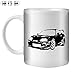 Produktbild STUFF4 Tee/Kaffee Becher 350ml/Schwarz/Toyota Supra/Weißkeramik/ST10