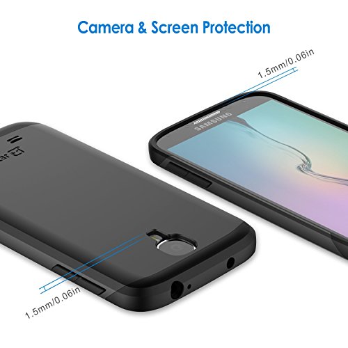 JETech Funda para Samsung Galaxy S4  Carcasa Protectora  color Negro