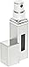 TRAVALO - SKYLINE ALLURE LUXURY EDITION Silver Square, atomizer for perfume and aftershave, GIFT A3504