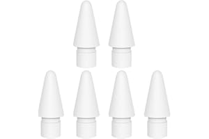 ARBLEL Tip Compatible with Apple Pencil nibs 1st & 2nd Generation Tips and iPad Pro iPencil White (6 Pack)