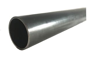 HLS-TACTICAL Stahlrohr Konstruktionsrohr Rundrohr Stahl Rohr S235 verschiedene Größen wählbar bis 2 Meter Länge (Ø 48,3 x 2mm (1500mm))