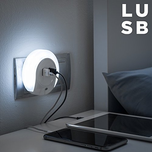 Preisvergleich Produktbild Lusb 2-in-1 USB-Adapter en Oplader met Led