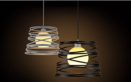 Preisvergleich Produktbild Fr¨¹hling Eisen Kronleuchter Kreative Home-Beleuchtung Amerikanischer Kronleuchter Esszimmer Beleuchtung Wohnzimmer Lichter Gre Durchmesser 180mm 230 , white , 230mm