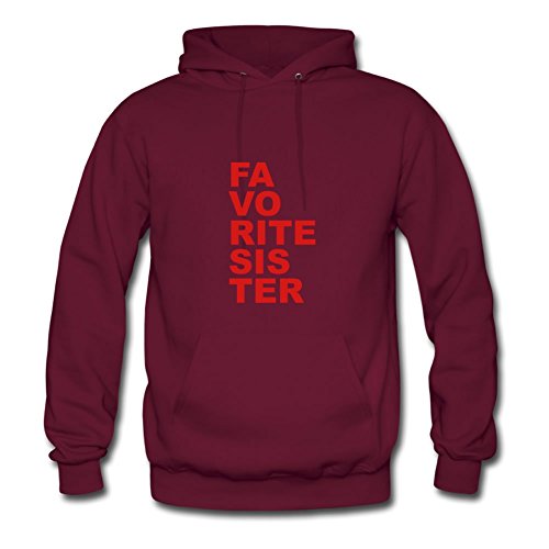 Jameskings Vogue Burgundy Casual Customized X-small Women Favoritesister Sweatshirts