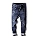 Produktbild Leoconfiance Faltbare Kopfhörer Herren Straight Leg Herren eng Anliegende Feste Thicken Denim Hose Kabellose Bluetooth Kopfhörer