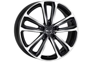 1 CERCHIO IN LEGA MAK MAGMA 7X17 5X100 ET46 C.B.57,1 BLACK MIRROR