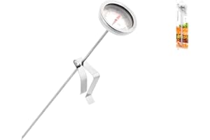 H&H Termometro Cucina Olio Inox 300C