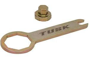 Tusk Doppelkammer-Gabelkappenschlüssel, kompatibel mit Yamaha, kompatibel mit KYB-Gabeln YZ250F/YZ450F/YZ250 2005-2025