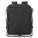 Produktbild REYLEO Herren Schultertasche Umhängetasche messenger bag Business Nylon Laptop Rucksack wasserdichte Freizeittasche bei Arbeit, Schule, Uni und Reisen - Schwarz