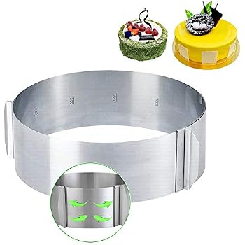 Cercle à Gâteau Réglable CHG 16-30 Cm - Acier Inoxydable Lave-vaisselle