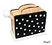 Produktbild Magni Holz-Toaster mit Pop-Funktion in schwarz für die Kinder-Spielküche mit 2 Toast-Scheiben