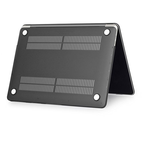 Case MacBook New Pro 13 Retina H  lle Schwarz    iCasso Reines Farbe design Ultra Slim Kratzfeste Matt Rutschfest f  r MacBook Pro 13 Zoll Retina mit 