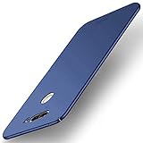 KaiTelin LG V30 Capot Arrière Coque - Ultra Mince PC Dur Couverture Arrière Protection Housse Bouclier Case pour LG V30 Smartphone Dos Coque Etui - Bleu