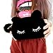 Cute Cartoon Cat Cosmetic Makeup Storage Bag Pen Pencil Pouch Case (Black)