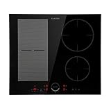 LEISTUNG: Vier Kochflächen für den Genuss bietet das Einbaukochfeld bei einer Gesamtleistung von max. 7000 W, die sich mit 2 x 2000 W und 2 x 1500 W auf die Kochflächen verteilen und die Inhalte von Töpfen und Pfannen in Spitzenzeiten zum Kochen bringen.