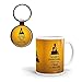 The Mind Is Everything Buddha Keychain & Mug Gift Combo By QuoteSutra RS.530.00