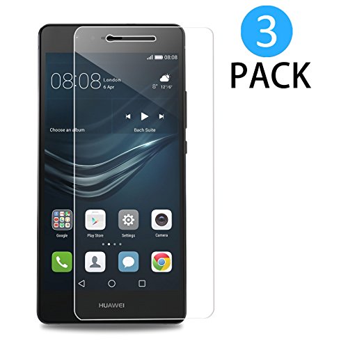 HUAWEI P9 Lite Panzerglas Schutzfolie, [3 Stück] WEOFUN Displayschutzglas Panzerfolie für HUAWEI P9 Lite Schutzglas Folie [0.33mm, 9H, Ultra-klar]