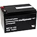 Price comparison product image Powery lead battery (multipower) MP15-12C zyklenfest, 12V, Lead-Acid