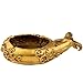 Produktbild Messing Bull Head Aschenbecher Home Decoration Study Büro Feng Shui Schmuck (Color : Gold, Size : 26 * 13 * 5CM)