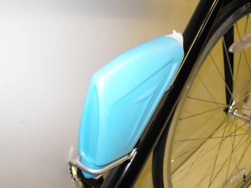 SHIMANO AX or OGK TYPE AERODYNAMIC AERO TT WATER BOTTLE &amp; CAGE VINTAGE , ALSO LIKE ITALIAN COBRA PROFILE, NOS BLUE