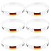 Produktbild LUOEM Land Silikon Armband 2018 WM Deutschland Fußball Armband für Russland 2018 FIFA WM-Party 6 STÜCKE (Deutschland)