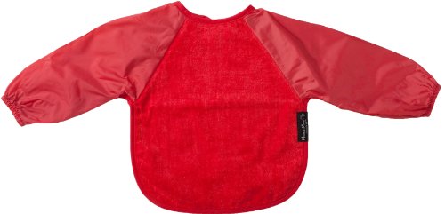 mum2mum Long Sleeve Baby Bib 6/18mths Red