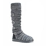 Scrunch Funktionen Mukluks MUK LUKS Damen Miranda Stiefel, stahlgrau, 37 EU