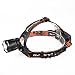 Produktbild Hirolan 5000LM CREE XM-L T6 LED Scheinwerfer Taschenlampe Kopf Licht Lampe 18650 Superheller LED Stirnlampe ED Kopflampen Sport im Freien Einstellbar (Schwarz)