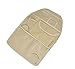 Pechon Beige High quality Waterproof fabric Car Auto Vehicle Seat Side Back Storage Pocket Backseat Hanging Storage Bags Organizer litter Bag Pouch,Multi-function car back bag