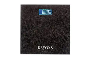 Dayons Weighing Machines for Body Weight, digital weight machine for human body - Glass Leather Design