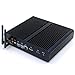 Produktbild HISTTON Lüfterloser Core i7 Mini PC Windows 10 Linux Mini Desktop PC/Intel HD-Grafik / 8GB DDR4 + 128GB SSD/ 4K / 1000Mbps LAN/Dual WiFi/BT 4.0 / USB 3.0, HDMI/DP Dual Ausgang