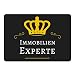 Produktbild Mousepad Immobilien Experte schwarz