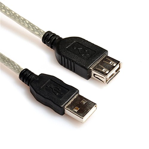 Tonsee 1.5m USB 2.0 Verlängerung Kabel USB Stecker auf Kabel