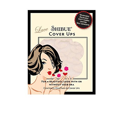 Preisvergleich Produktbild Shibue Couture Cover Ups - Blütenform Weiss - Verdeckt die Brustwarzen