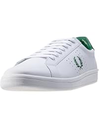 Fred Perry Men's B721 Leather Men's White Sneakers Textile