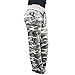 Produktbild Luckycat Damen Blumenmuster Locker Weite Beine Lange Hose Baggy Schlaghose Boot-Cut Hosen Pants Damenmode Bekleidung 2018